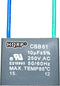 HQRP CBB61 Ceiling Fan Capacitor 10uf 2-Wire