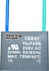 HQRP CBB61 Ceiling Fan Capacitor 10uf 2-Wire