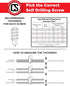 Stainless N.8 x 1/2 Inches Hex Washer Head Self-Drilling Sheet Metal Tek Screws, 100 Pieces