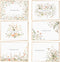 SPIRITDUST 52-pack Floral Thank You Cards Bulk with Kraft Envelopes & Matching Stickers,