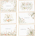 SPIRITDUST 52-pack Floral Thank You Cards Bulk with Kraft Envelopes & Matching Stickers,