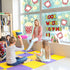 Whaline 77Pcs Popcorn Cut-Outs with 100Pcs Glue Points for DIY Craft Art School Home Party Favor Bulletin Board Decor