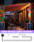 2 Pack 46Ft 120 8 IP65 Brightown Solar String Lights Outdoor, Each LED Solar String Lights for Outside with Modes