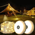 Camping String Lights, Rechargeable Tent Lights String with 8 Lighting Modes, Camping