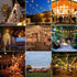 ZOTOYI Outdoor String Lights 50FT, LED Patio Lights with 27 Plastic G40 Bulbs, Waterproof Edison Globe Lights