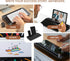 Garood Desktop Dry Erase Board with Storage, Black Keyboard Whiteboard, Desk Organizer, Phone Tablet Holder, 15.8 x 7 x