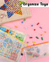 Umriox Zipper Bags, 6 Assorted Sizes (12 Packs), Project Bags for Cross Stitch, Mesh Pouch for Office Supplies