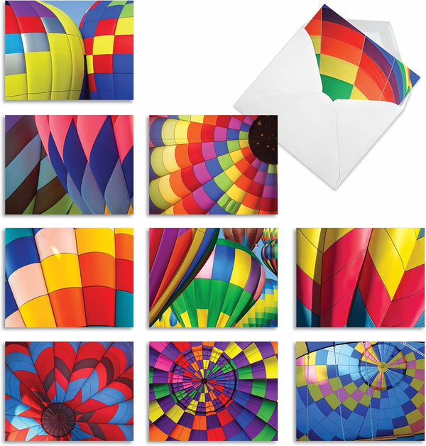 The Best Card Company, 10 Fun Cards for All Occasions, Boxed Assorted Notecard Set, 4 x 5.12 Inch