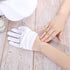 5 Pairs Archival Photo Gloves, White Medium Work Gloves For Handling Art Working Photography Men & Womens Cloth Gloves Liners Bulk for Handling Jewelry, Film, Photo, Coin Metal Inspection