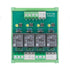 4 Channel Relay Module - 1 SPDT DIN Rail Mount 12V DC/AC Interface Relay Module (FY-T734-12VACDC)