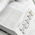 Verse & Vow 66 24 Bible Tabs, Coastal Crush - Tabs + Blanks, Laminated Gold Embossed, Durable & Elegant Bible
