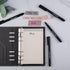 DIVERSEBEE Fine Tip Permanent Pens, 4 Pack Quick Dry Markers, Transparent Sticky Notes Writing Pens for Office Supplies