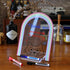Mr. Pen Clear Acrylic Board with Stand, 11.8" x 8.9", Includes 3 Markers, Rainbow Theme for Desk Use