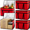 Maxcheck 6 Pcs Insulated Bags for Food Delivery XXXL Large Capacity Hot