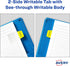 Avery Mini Ultra Tabs, 1" x 1.5", 2-Side Writable, Assorted Neon Colors, 80 Repositionable Tabs