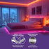 50ft 270 Monster Smart RGB+IC LED Strip Lights Sound Reactive Strip Lights for Bedroom, App & Voice Control, RGB Light