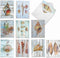 The Best Card Company - 10 Blank Note Cards with Envelopes (4 x 5.12 Inch) - Bulk All Occasion Cards Boxed - Driftwood