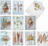 The Best Card Company - 10 Blank Note Cards with Envelopes (4 x 5.12 Inch) - Bulk All Occasion Cards Boxed - Driftwood
