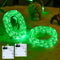 cshare Green Fairy Lights Battery Operated, Halloween String Lights with Timer 16.4ft 50LED