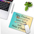 Inspirational Motivational Mouse Pad - Stay Positive Work Hard, Non-Slip Rubber Base, Waterproof