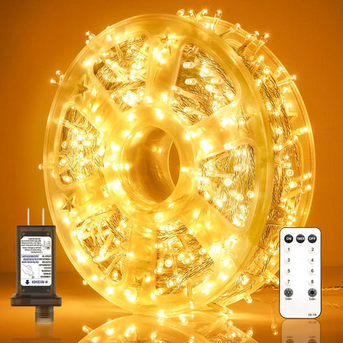 246FT 600 LED Christmas Lights Outdoor Waterproof 8 Modes String Lights for