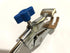 Lab Clamp, 4 Prong Finger Style Cork-Coated Head with Black Laboratory Stand Clip