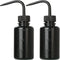 2Pcs 150ml Tattoo Wash Bottle, 5oz Water Squirt Bottle for Succulent Watering, Safety Rinse Tools, Black Washing Bottle