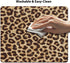 Retro Leopard Print Pattern Mouse Pad, Vintage Seamless Design for Office Accessories