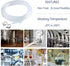 10mm(3/8 inch) 14mm 10 ZAOJIAO Home Brewing and Winemaking Silicone Tubing, ID x OD, ft, High Temp Food Grade Tube