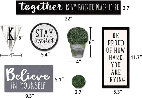 Modern Farmhouse Mini Bulletin Board for Classroom Decor