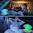 8 LKUA Shell Pearl Beach Themed Night Light, RGB Colors Changing Mood Shell Pearl Lamps, Bedside LED Clamshell Portable