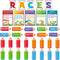 Outus 36 Pcs Writing Strategy Bulletin Board Poster Set with Alphabet Cutouts and Sentence Starters for Classroom Decor