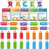 Outus 36 Pcs Writing Strategy Bulletin Board Poster Set with Alphabet Cutouts and Sentence Starters for Classroom Decor