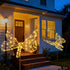 240LED, Flacchi Solar Garden Lights Outdoo Waterproofr - Butterfly Decor with Solar Powered Iron Easy to Install