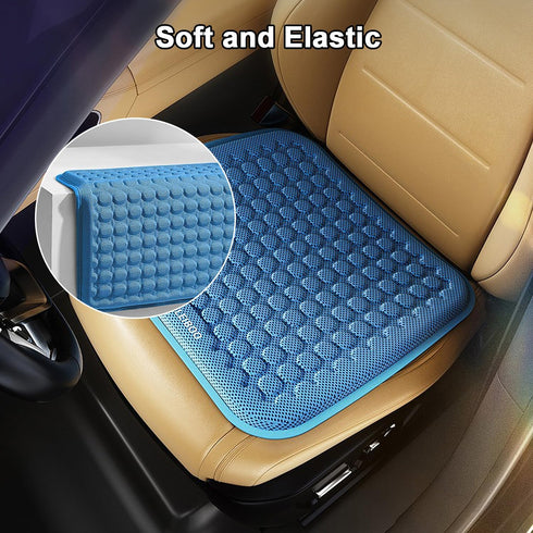 Tailbone Double Thick Gel Seat Cushion for Office Chair, Car & Wheelchair - Orthopedic Memory Foam & Cooling Gel