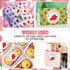Strawberry Thank You Sticker Labels, 2 Inch Thank You Berry Much for Coming Stickers - 250 Pcs Birthday Party Favors