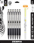 Zebra Pen F-301 Retractable Ballpoint Pen, Fine Point, Black Ink, Stainless Steel Barrel, Plus Yellow Mildliner