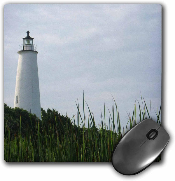 Oracoke Lighthouse The Outer Banks - Mouse Pad, 8 by 8 inches (mp_57624_1)