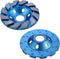 OCR 4" Diamond Concrete Grinding Wheel, 12-Segment Disc for Angle Grinder