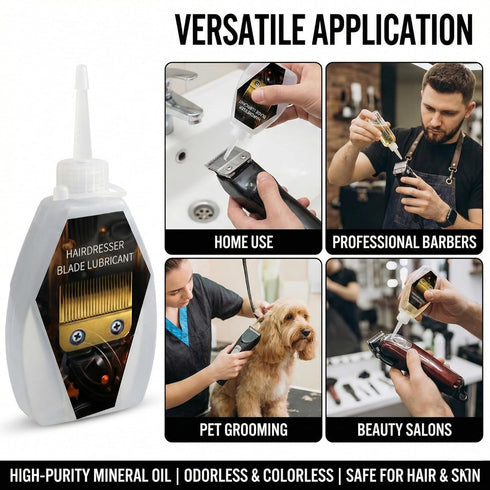 Generic Trimmers Premium Hair Clipper Blade Oil - Universal Lubricant for Electric Shavers, & Razors - Anti-Rust