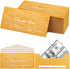 Teling 100 Pack Gold Money Envelopes for Cash Gifts, Decorative Holders for Currency Birthday Graduation Wedding