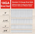 SHALL 18 Gauge Brad Nails, 4000-Count Assorted, 2”, 1-1/4”, 1”, 5/8 Inch for Pneumatic Nailers
