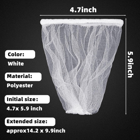 500 Strainer(4.7 6 Inch) Suclain Pcs Disposable Mesh Sink Strainer Bags, Elastic Kitchen Sink Strainer Filter Mesh