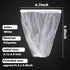 500 Strainer(4.7 6 Inch) Suclain Pcs Disposable Mesh Sink Strainer Bags, Elastic Kitchen Sink Strainer Filter Mesh