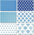 BEST PAPER GREETINGS 48 Pack Blue Stationery Notecards and Envelopes Set - 4x6-Inch Thank You Notes