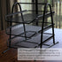 Performore 3 Tier Paper Tray Organizer for Desk, Black Stackable Metal Mesh Letter Trays for Document Storage
