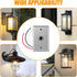 PPZ 2-Pack,Dusk Photocell Sensor for Outdoor Lights w/Wall Plate to Dawn Wire-in Switch Photoelectric Control