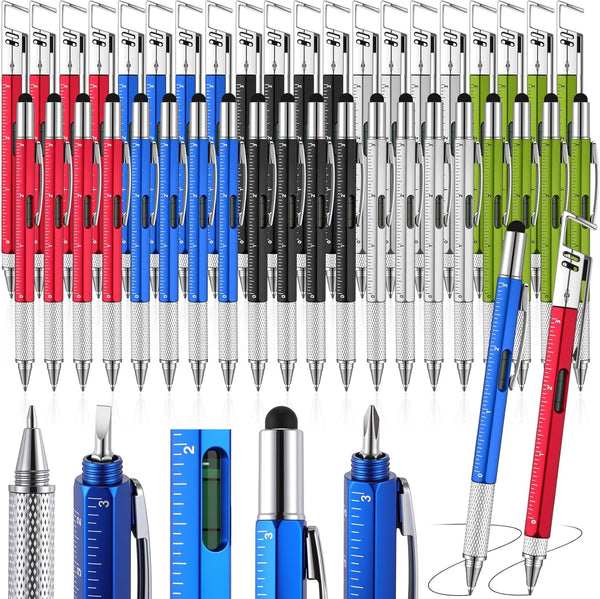 Maitys 40 Pcs Multi Tool Pens for Father's Day 6 in 1 Screwdriver
