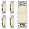 LIDER Minimalist Design Matte Finish Lighted Decorator Switch, Frameless Paddle Toggle Switch