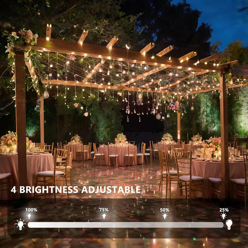 81Ft 200 8 Warm White Twinkle Lights, LED Twinkle Christmas Lights, UL Certified Plug in Fairy Twinkle Lights Outdoor